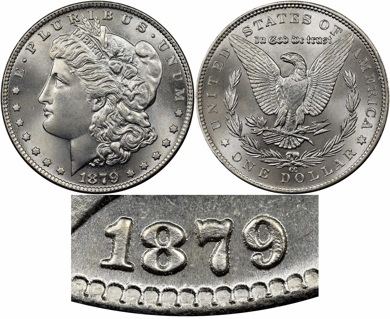 Counterfeit-Detection:-1879-CC-Morgan-Dollar