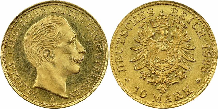 Counterfeit-Detection:-1888-A-Prussian-10-Marks