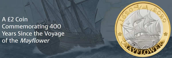 Royal-Mint-New-Releases:-A-�2-Coin-Commemorating-400-Years-Since-The-Voyage-Of-The-Mayflower