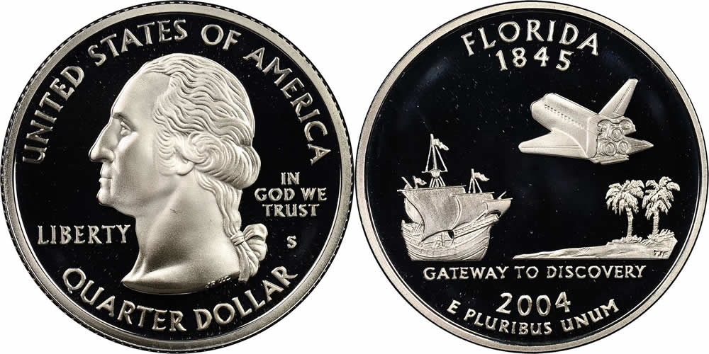 2004-Florida-State-Quarter-Includes-A-16th-Century-Spanish-Galleon