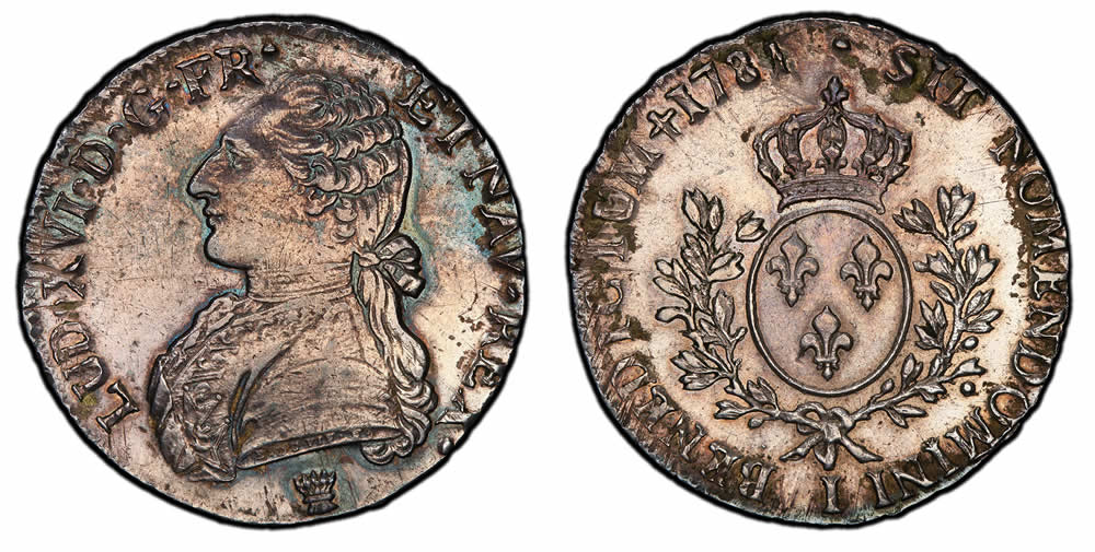 Counterfeit-Detection:-French-Ecu-Of-Louis-XVI---Always-Check-For-Altered-Dates