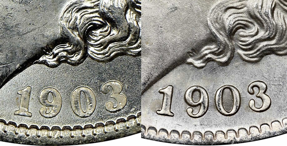Counterfeit-Detection:-1903-O-Morgan-Dollar