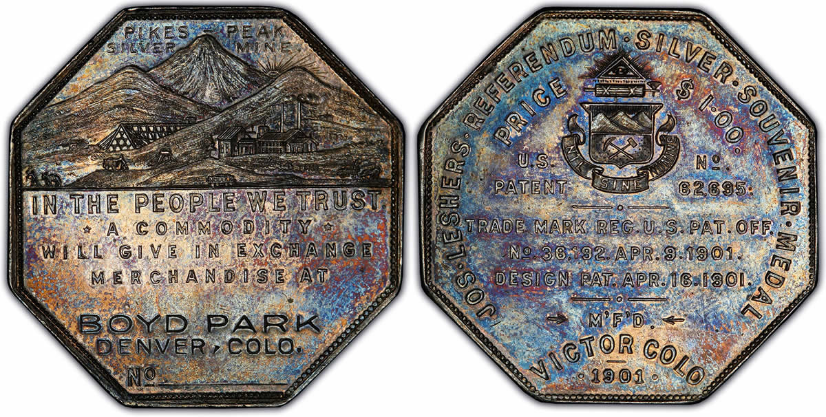 Lesher-So-Called-Dollars:-Octagonal-Territorial-Silver-Coins-From-Colorado