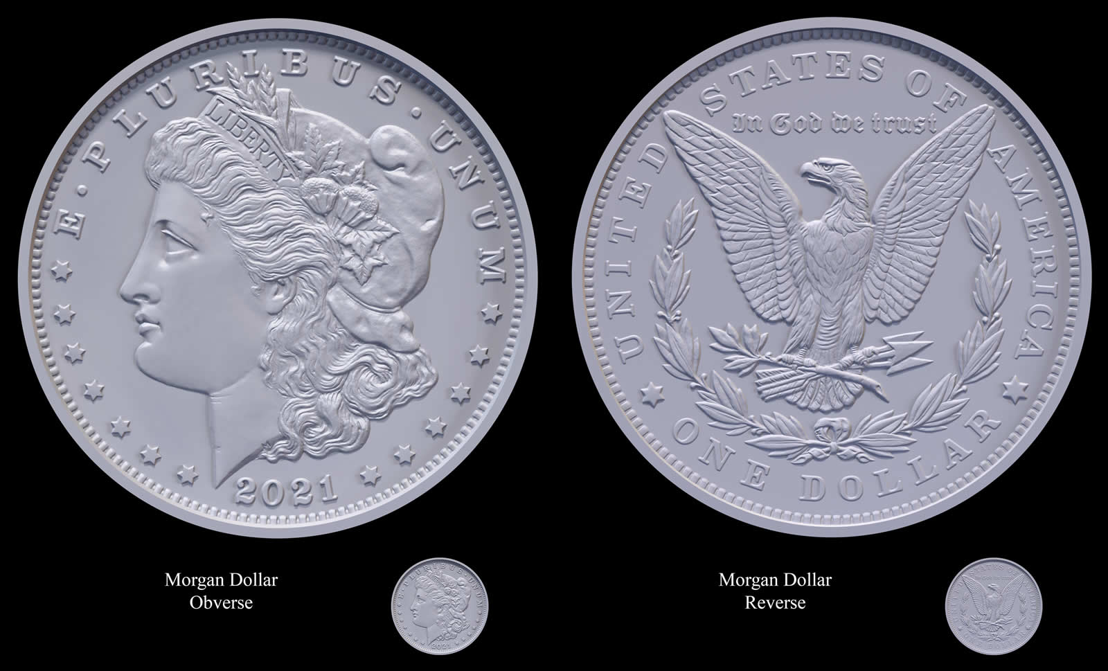 2021-Peace-And-Morgan-Dollars!