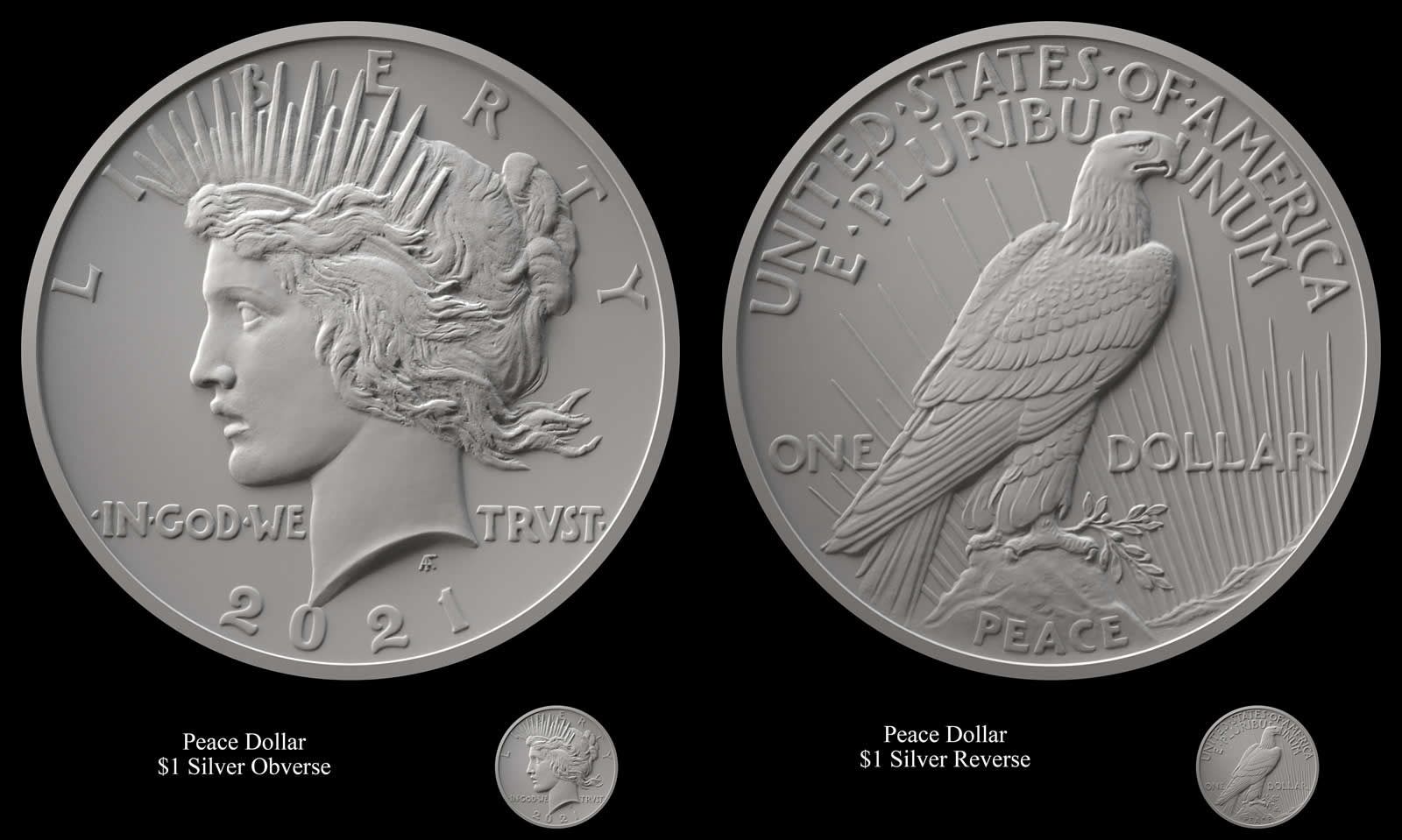 2021-Peace-And-Morgan-Dollars!
