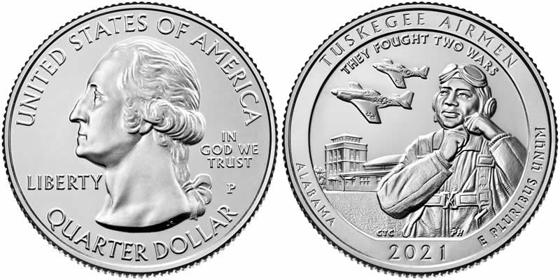 Final-Coin,-Tuskegee-Airmen,-In-US-Mint-America-The-Beautiful-Quarters-Program-Available-February-8
