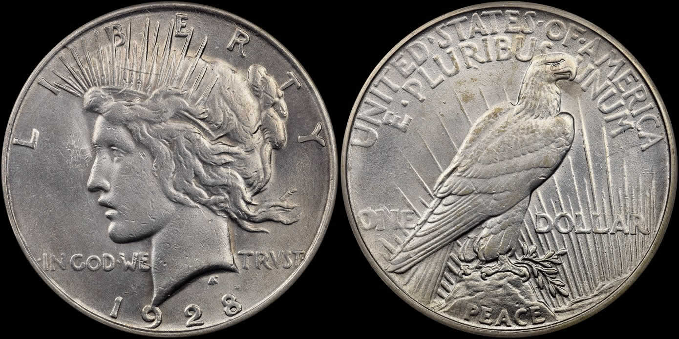 Counterfeit-Detection:-1928-Peace-Dollar