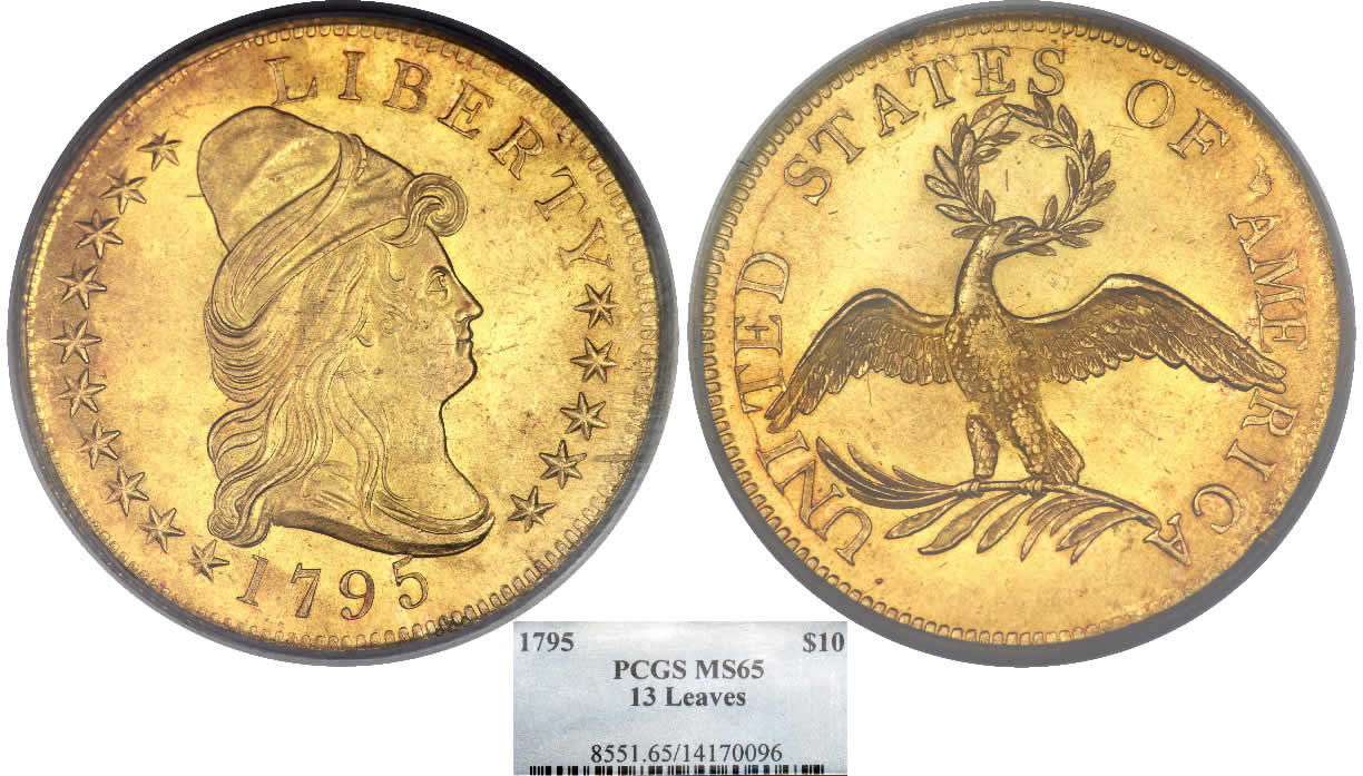 Turban-Tuesday:-1795-Capped-Bust-Eagle-PCGS-MS-65