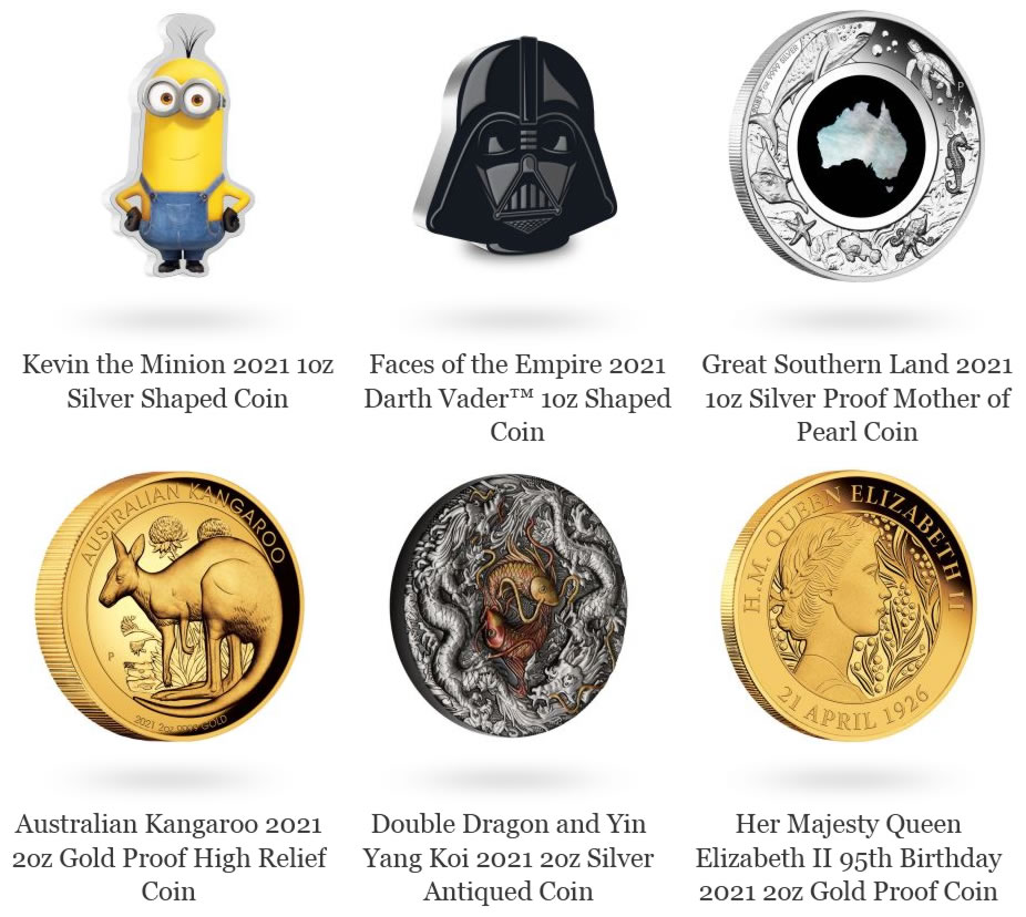 Perth-Mint-Recent-Releases:-Minion,-Darth-Vader,-Mother-Of-Pearl,-Kangaroos,-Dragons,-And-The-Queen!