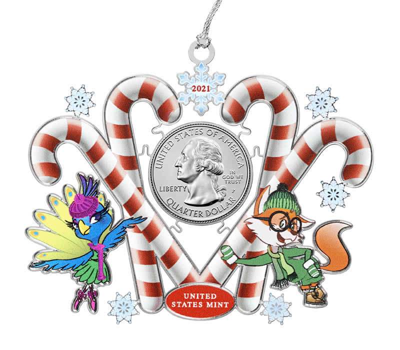 United-States-Mint-Holiday-Ornaments-Mighty-Minters-On-Sale-October-21
