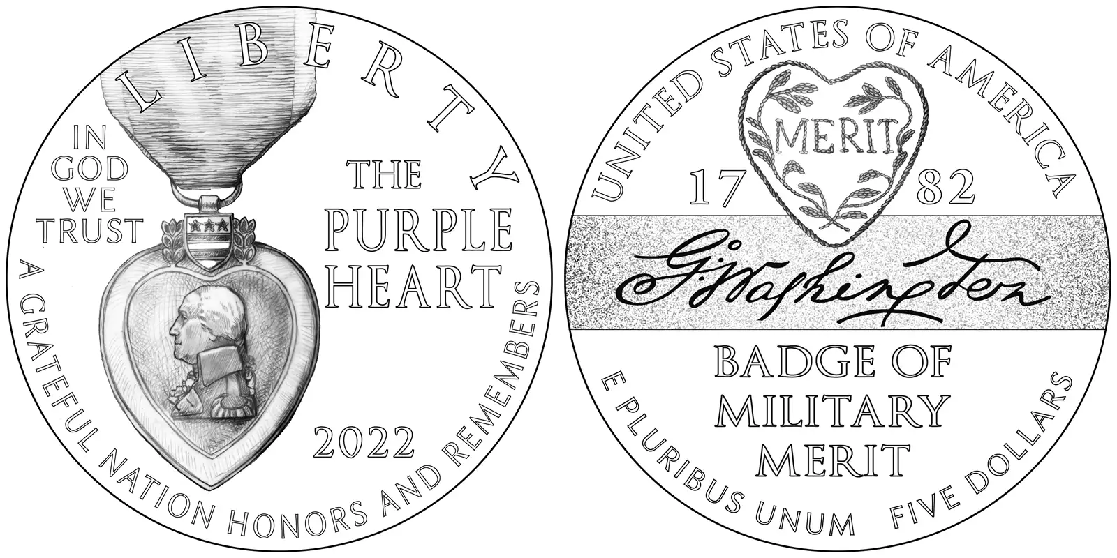 United-States-Mint-Announces-Designs-For-The-National-Purple-Heart-Hall-Of-Honor-Commemorative-Coin
