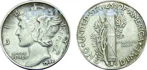 Counterfeit-Detection:-1942/1-Mercury-Dime