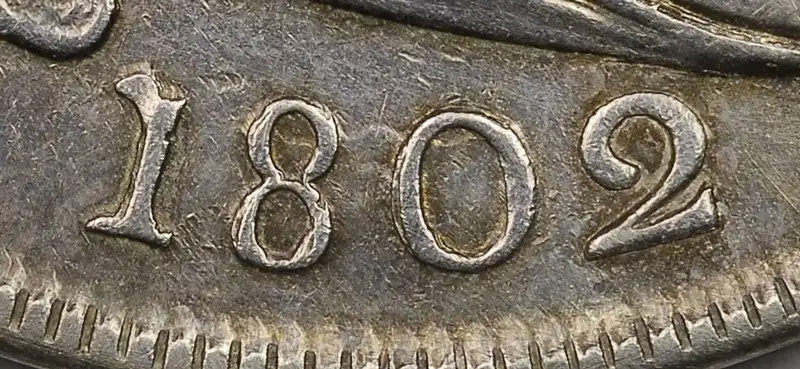 Counterfeit-Detection:-1802-Draped-Heraldic-Eagle-Reverse-Bust-Silver-Dollar
