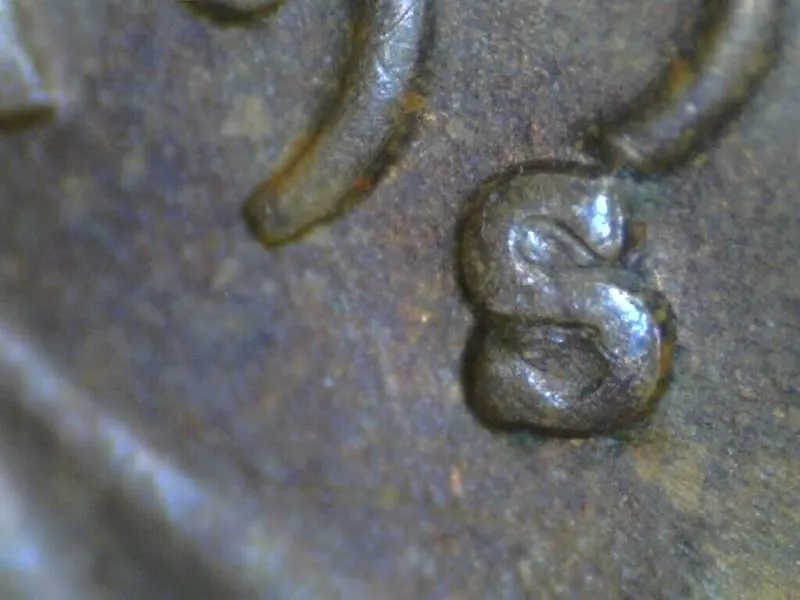 1954-S-Lincoln-Wheat-Cent-RPM?--S-Is-Touching-The-9