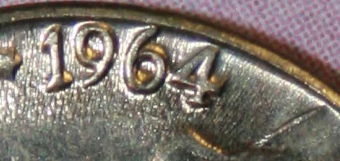 1966-Lincoln-Cent-Incomplete-Clip-?