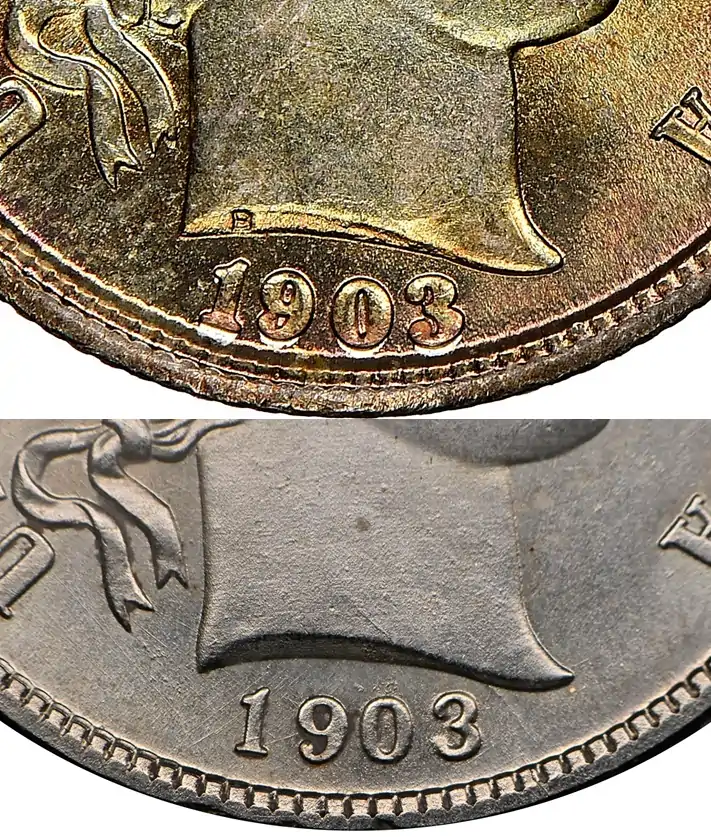 Counterfeit-Detection:-1903-Barber-Dime