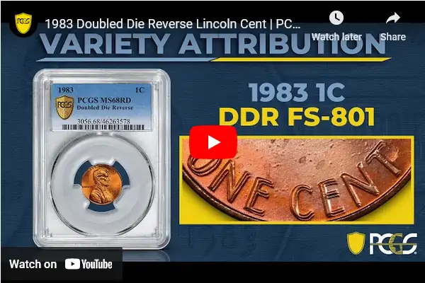 Video:-1983-Doubled-Die-Reverse-Lincoln-Memorial-Cent-|-PCGS-Variety-Attribution