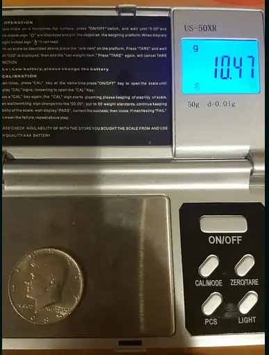 1985-P-Kennedy-Half-Dollar---Weight-And-Diameter-Are-Off