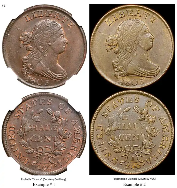 Counterfeit-Detection:-1803-Half-Cent-C-3-Struck-Counterfeit-Coin