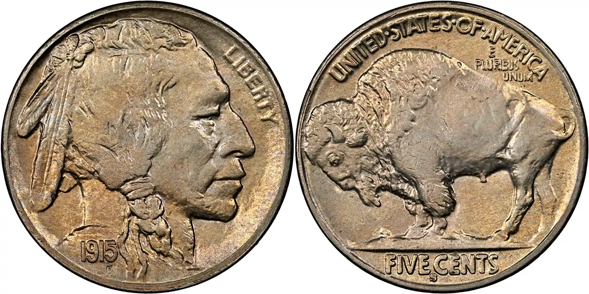 Counterfeit-Detection:-1915-S-Buffalo-Nickel