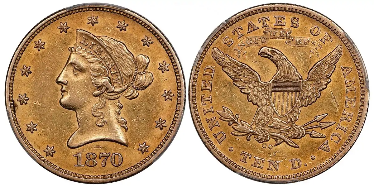The-Million-Dollar-1870-CC-Gold-Eagle-$10.00