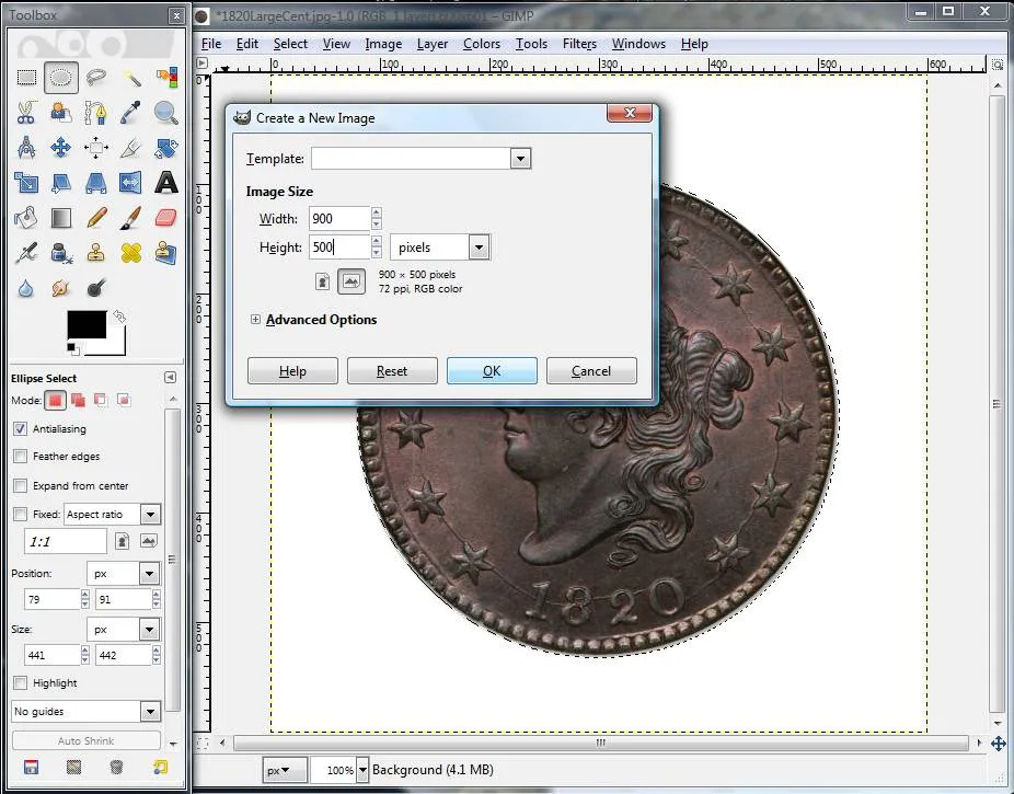 Circular-Crop-Of-Coins