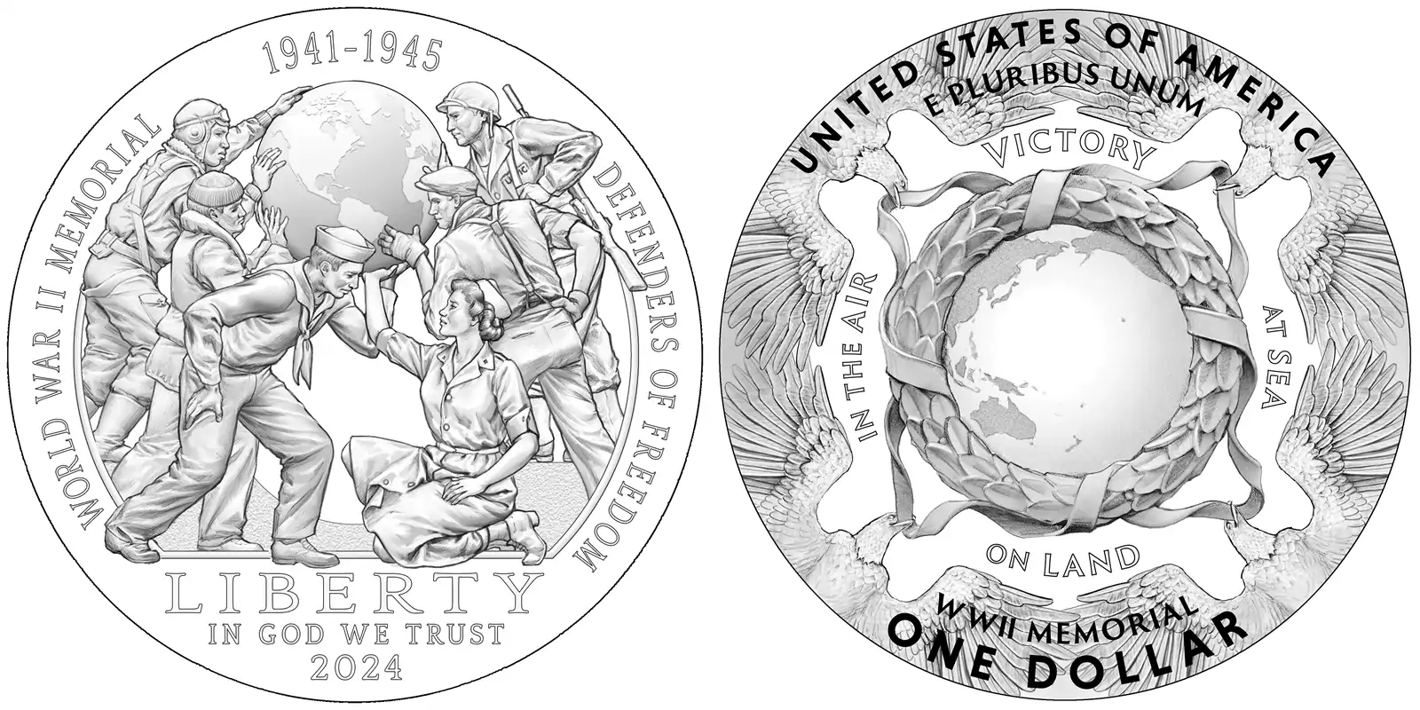United-States-Mint-Announces-Designs-For-The-Greatest-Generation-Commemorative-Coin-Program