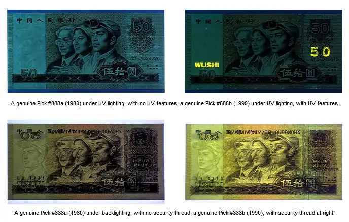 Counterfeit-Detection:-Chinese-Notes---Altered-Dates