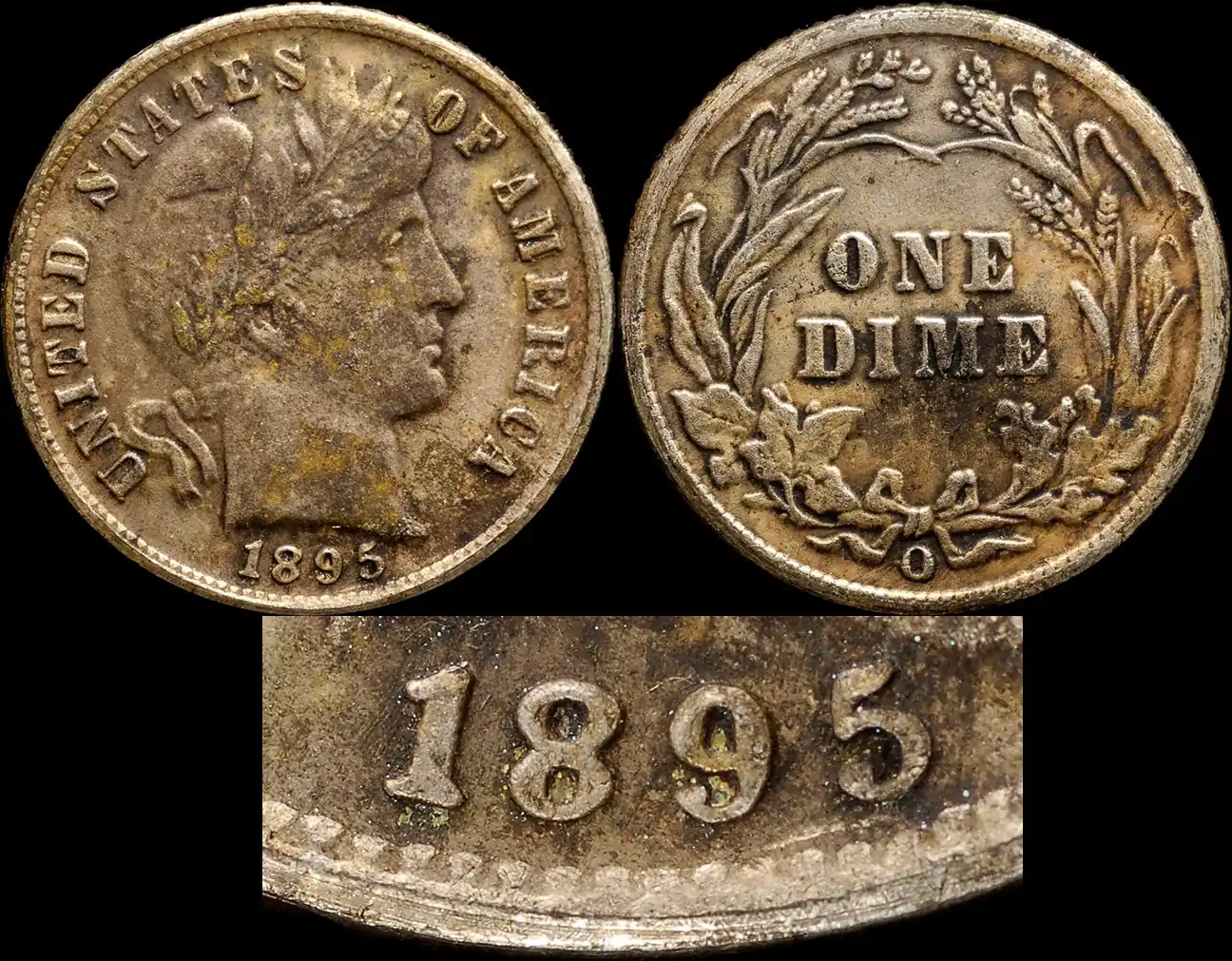 Counterfeit-Detection:-1895-O-Barber-Dime
