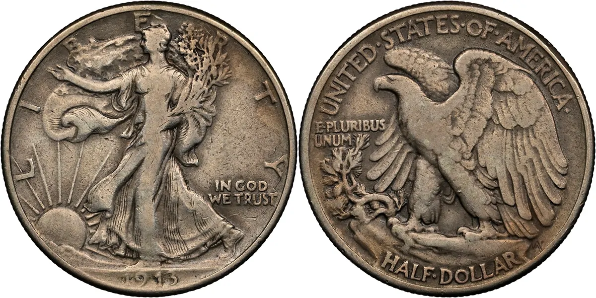 Counterfeit-Detection:-1913-Walking-Liberty-Half-Dollar-Altered-Date