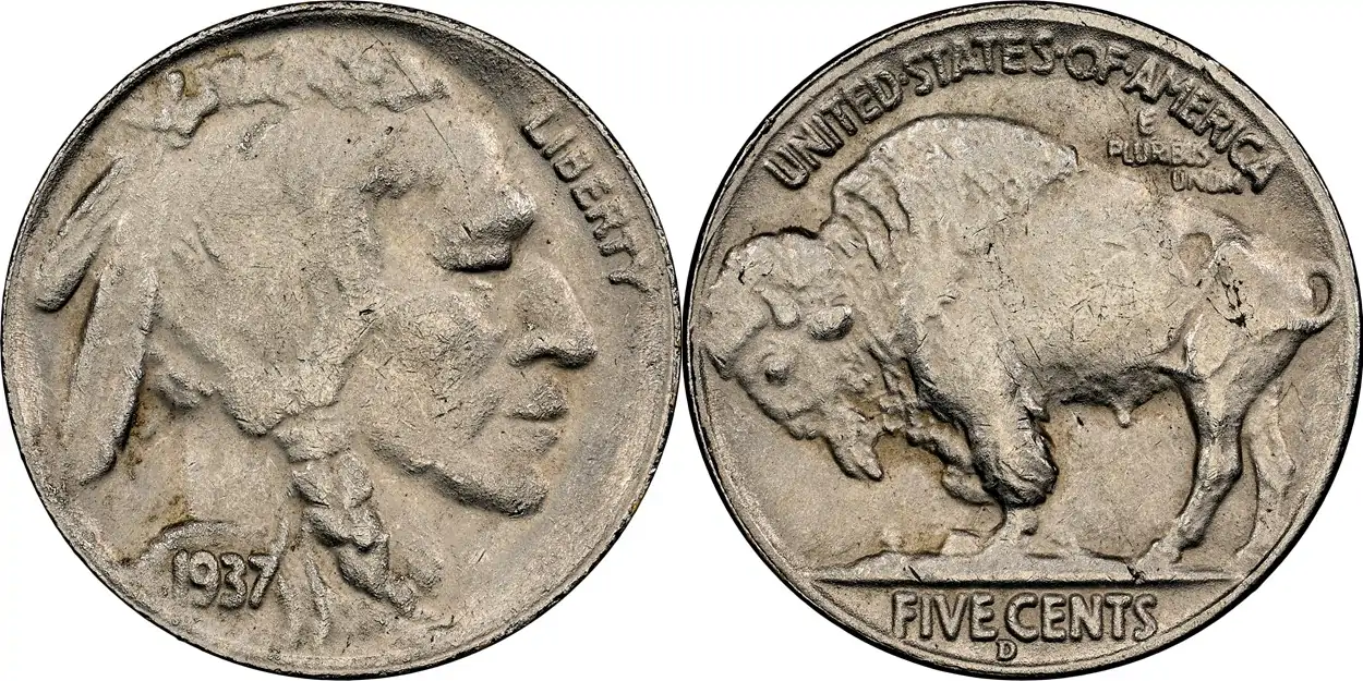 Counterfeit-Detection:-1937-D-Three-Legged-Buffalo-Nickel