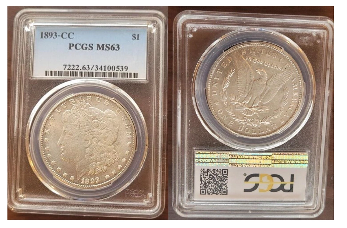 Counterfeit-Detection:-1893-CC-Morgan-Dollar-Counterfeit---Not-PCGS
