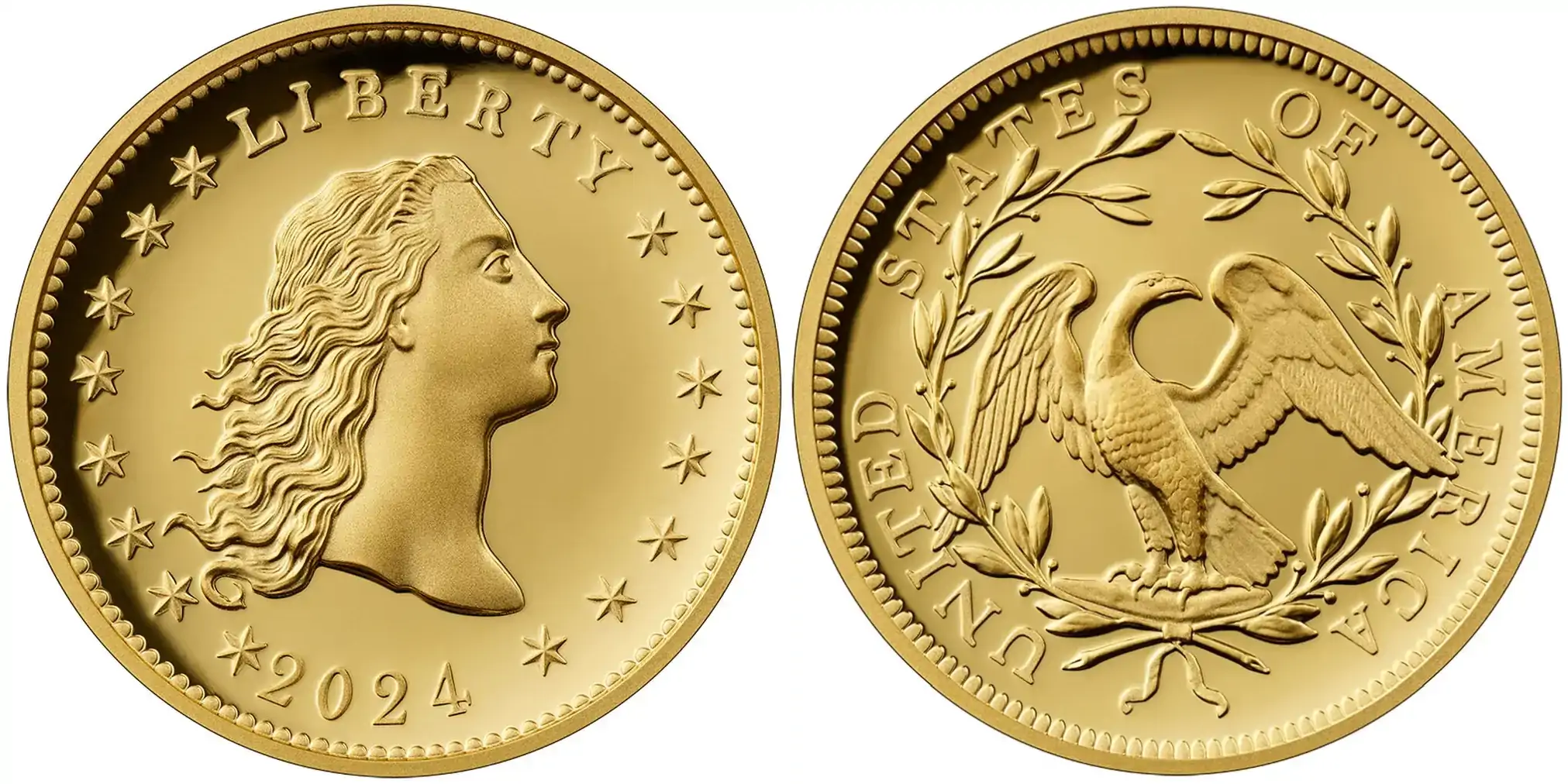 United-States-Mint-Opens-Sales-For-The-230th-Anniversary-Flowing-Hair-High-Relief-Gold-Coin-On-11/14