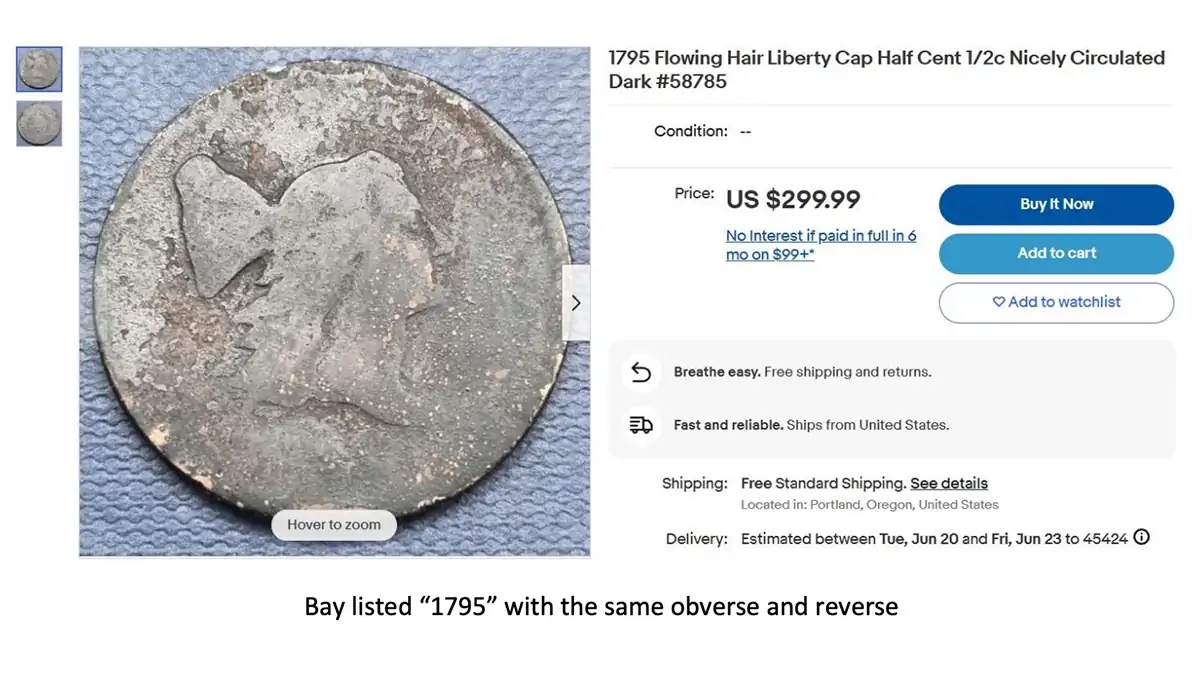 Counterfeit-Detection:-1795-And-1796-Half-Cents