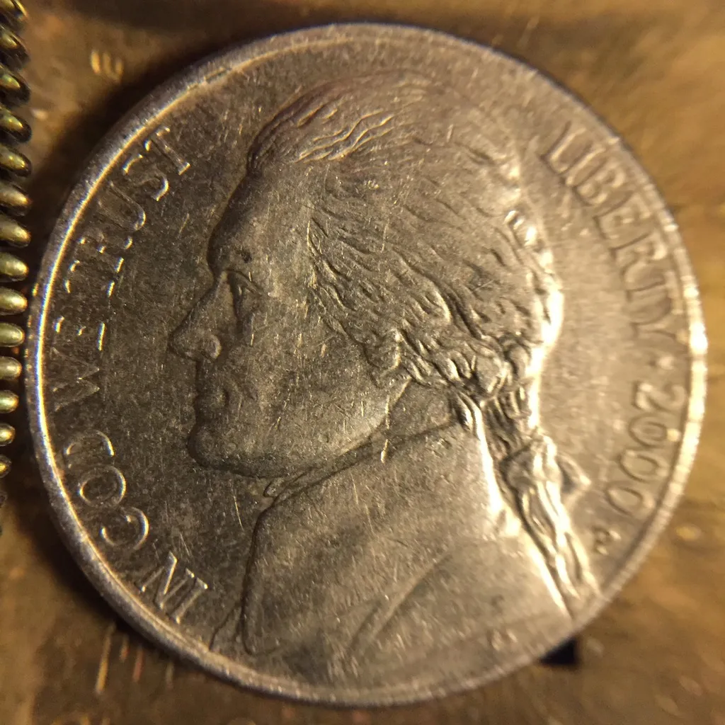 2000-P-Jefferson-Nickel:-Double-Clash