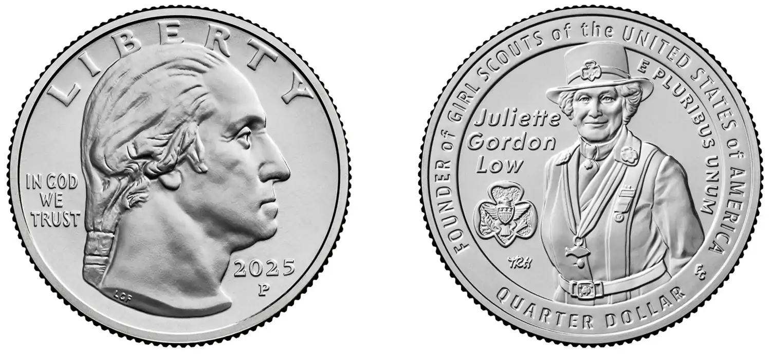 2025-Juliette-Gordon-Low-American-Women-Quarters-Rolls-And-Bags-On-Sale-March-25