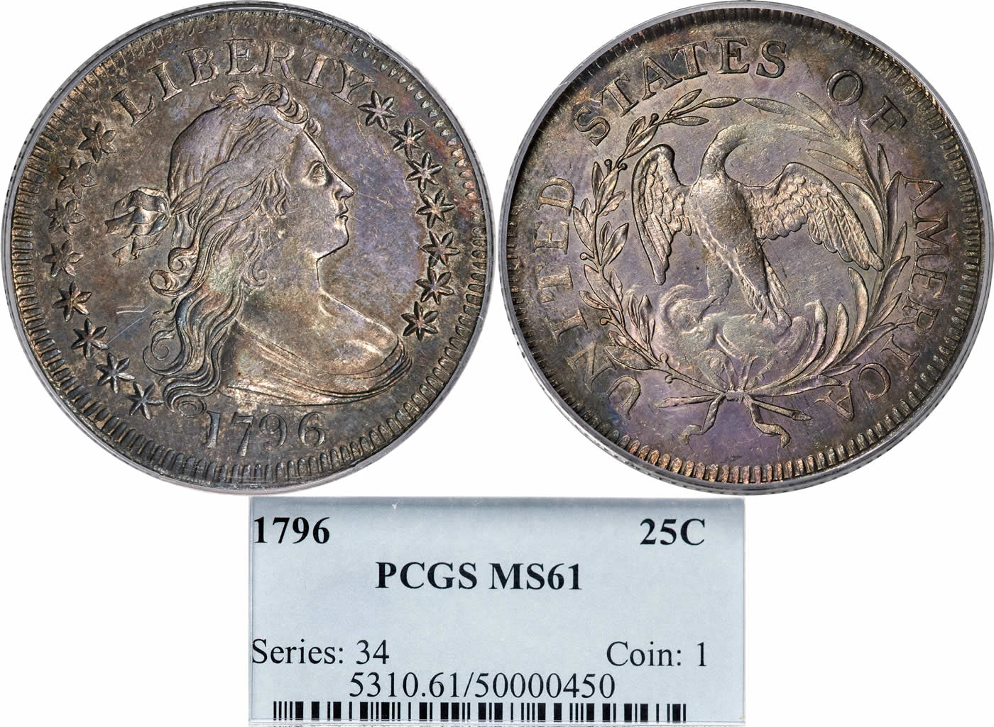 1796-Draped-Bust-Quarter-MS-61-From-Frost-Collection-Among-Top-Draws-At-Heritage-Auction-April-3-6