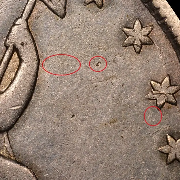 Counterfeit-Detection:-1854-O-Arrows-Seated-Liberty-Half-Dollar