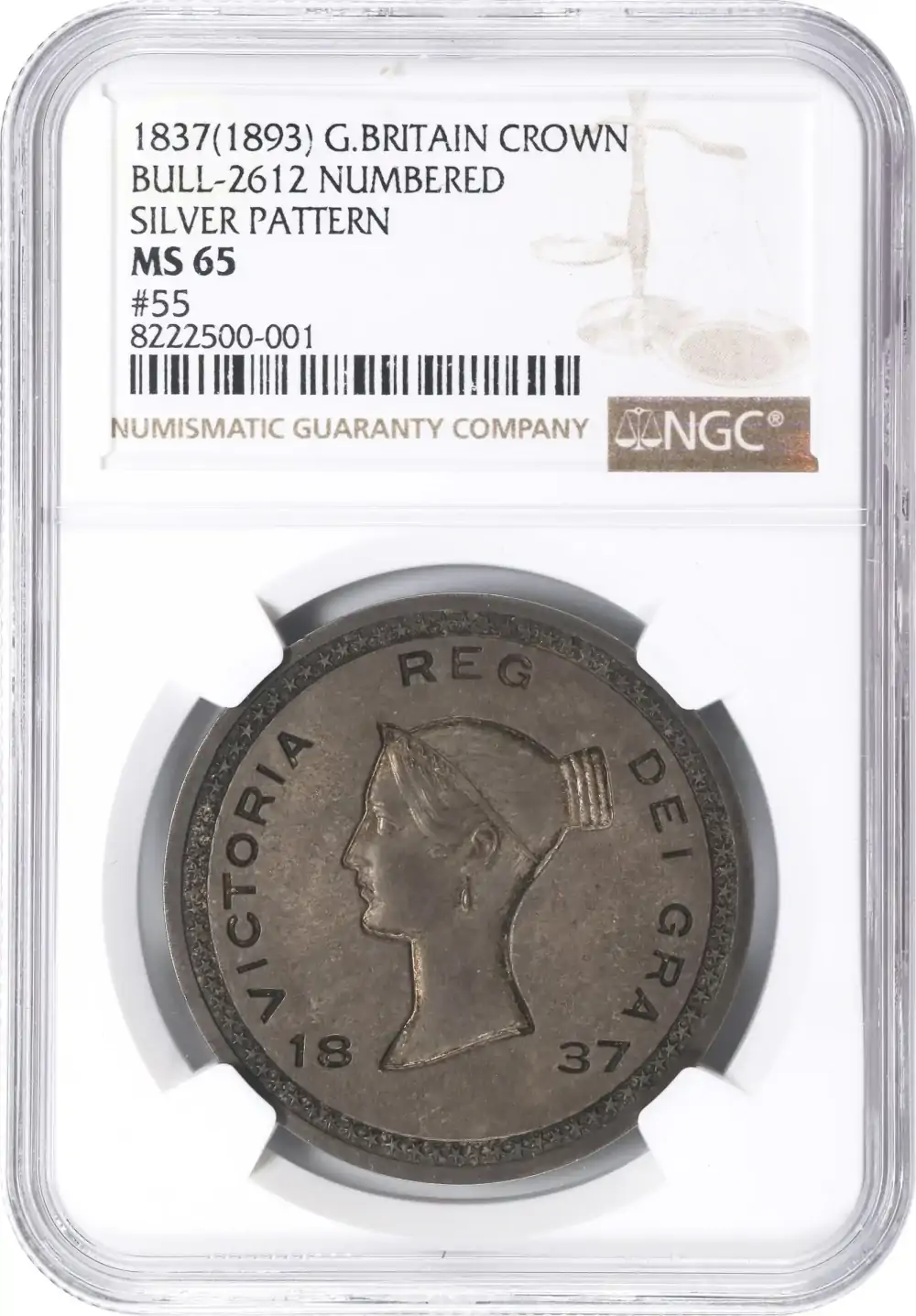 World-Wednesday:-Great-Britain-Silver-Bonomi-Crown-Pattern,-1837-Ca.-1893.-Victoria,-NGC-MS-65
