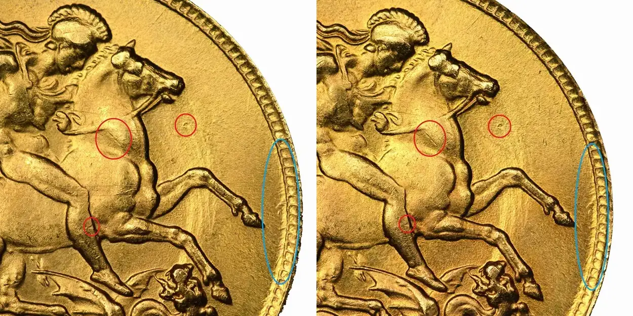 Counterfeit-Detection:-1928-South-African-Gold-Sovereign