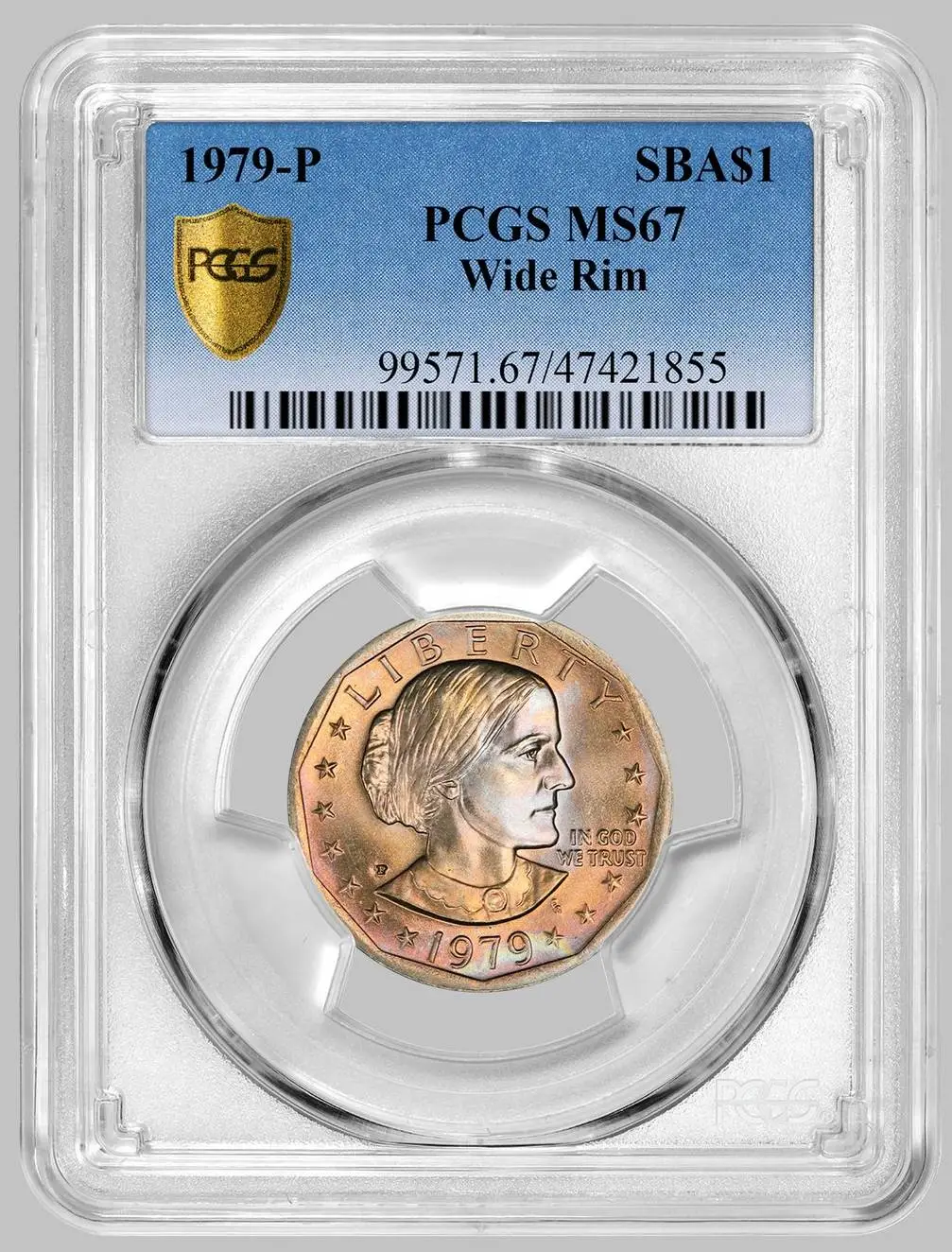 1979-P-Wide-Rim-Susan-B.-Anthony-Dollar-PCGS-MS-67