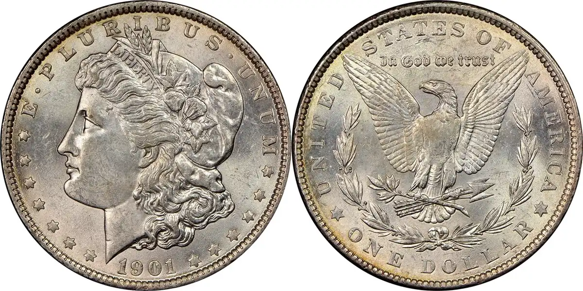 Counterfeit-Detection:-1901-Morgan-Dollar-With-Removed-Mintmark