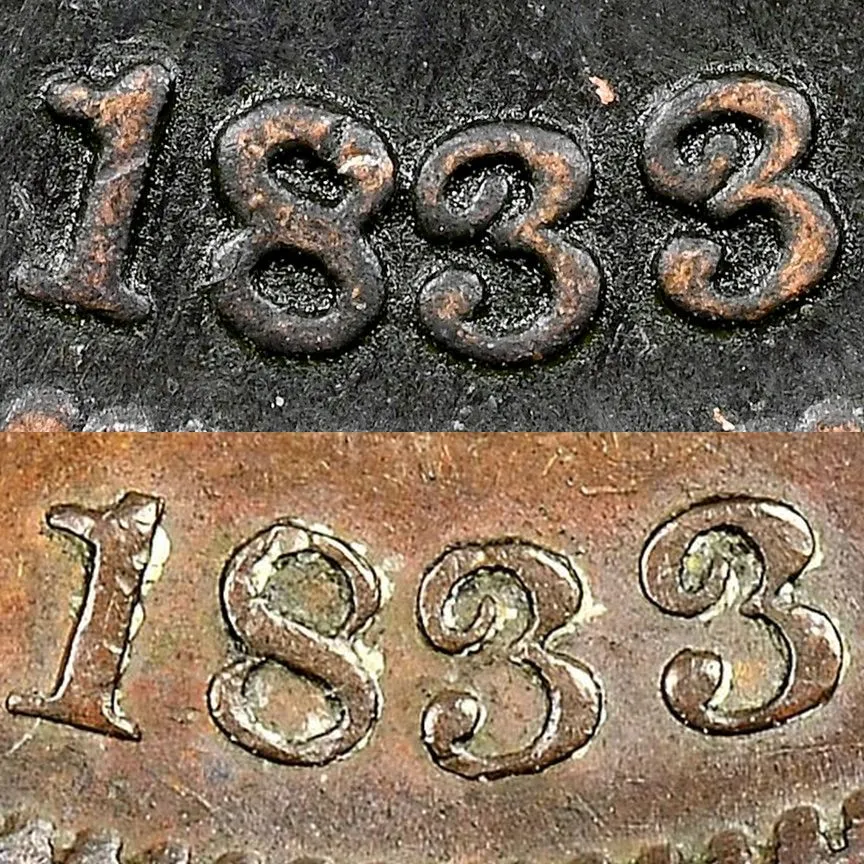 Counterfeit-Detection:-1833-Classic-Head-Half-Cent