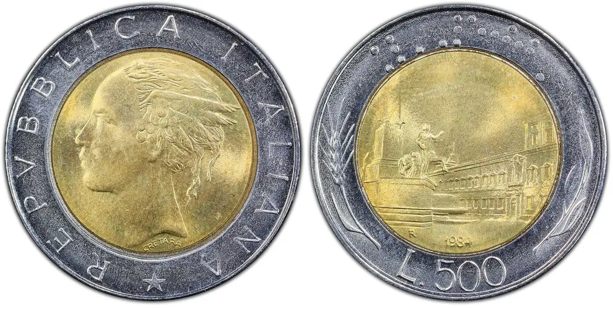 Italy's-Historic-500-Lire-Coins-Hit-The-Scene-In-1982