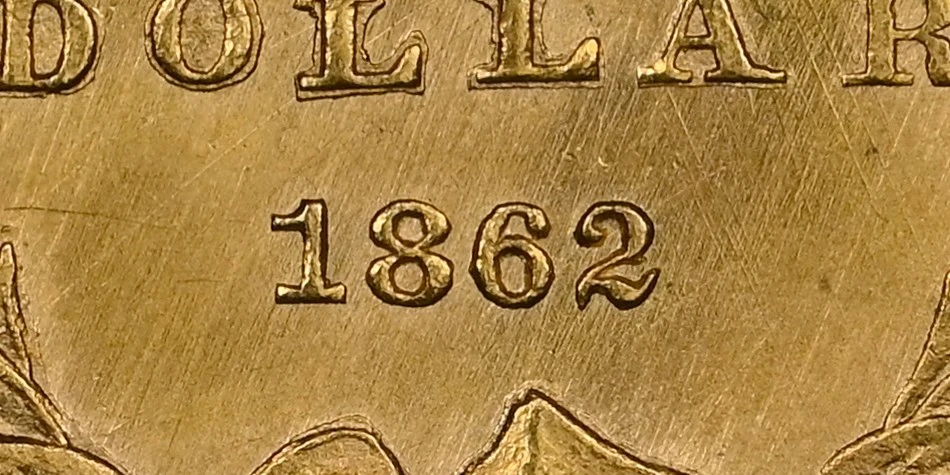 Counterfeit-Detection:-1863-Gold-Dollar-Altered-Date