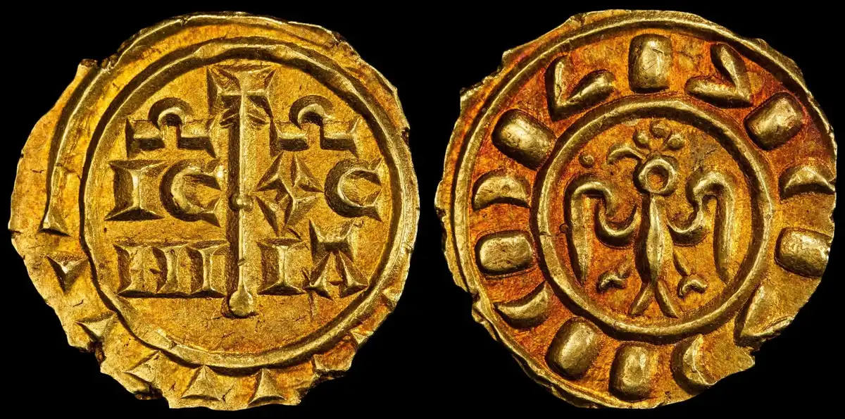 1209---1220-Tari-Is-From-The-Kingdom-Of-Sicily,-PCGS-MS-63,-Italy-Messina,-Spahr-66