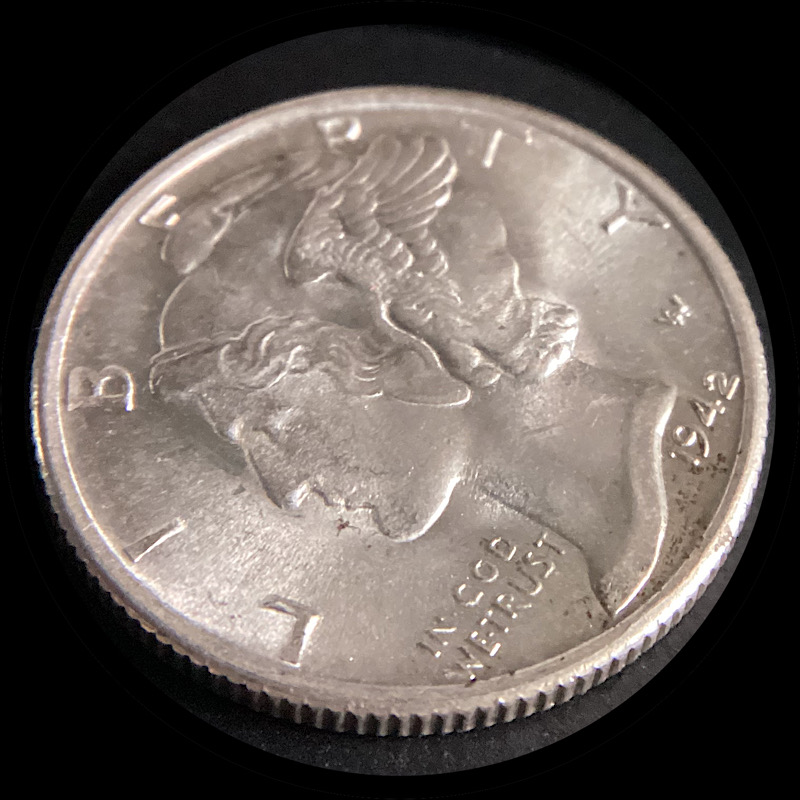 1942-S-Mercury-Dime-For-Grading.