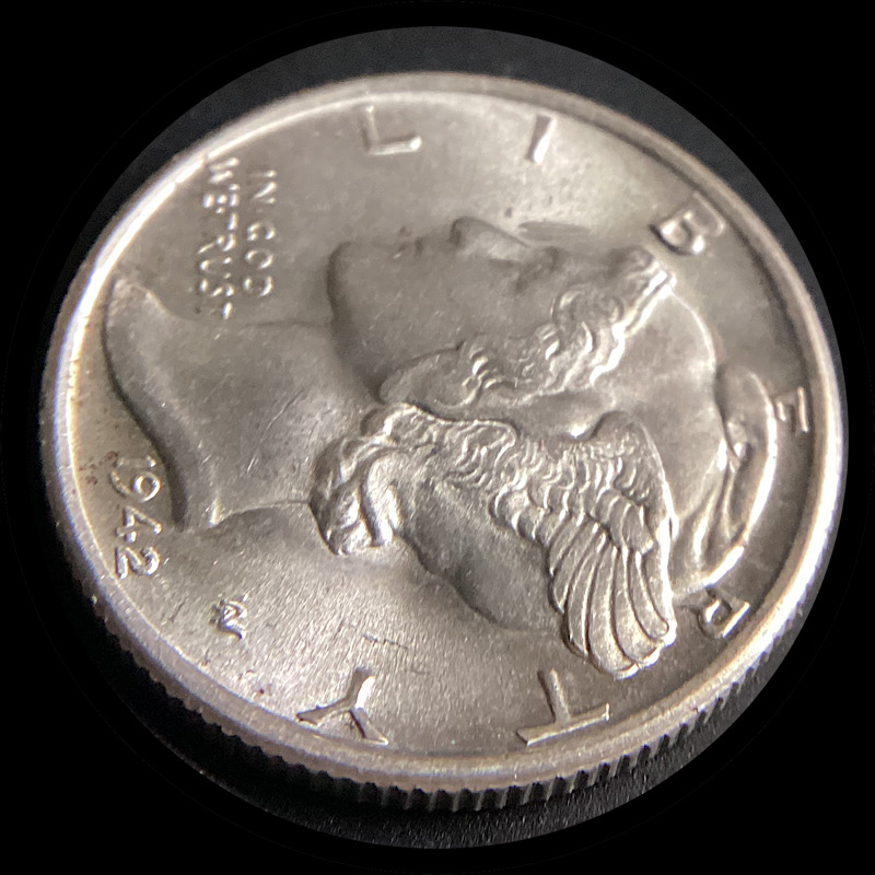 1942-S-Mercury-Dime-For-Grading.