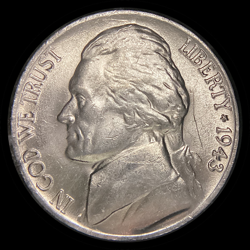 1943-P-Jefferson-War-Nickel-For-Grading.