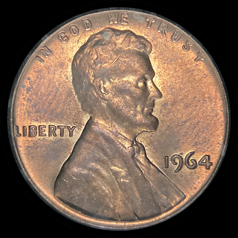 1964-Lincoln-Cent,-Doubling-Or-Just-Die-Deterioration?